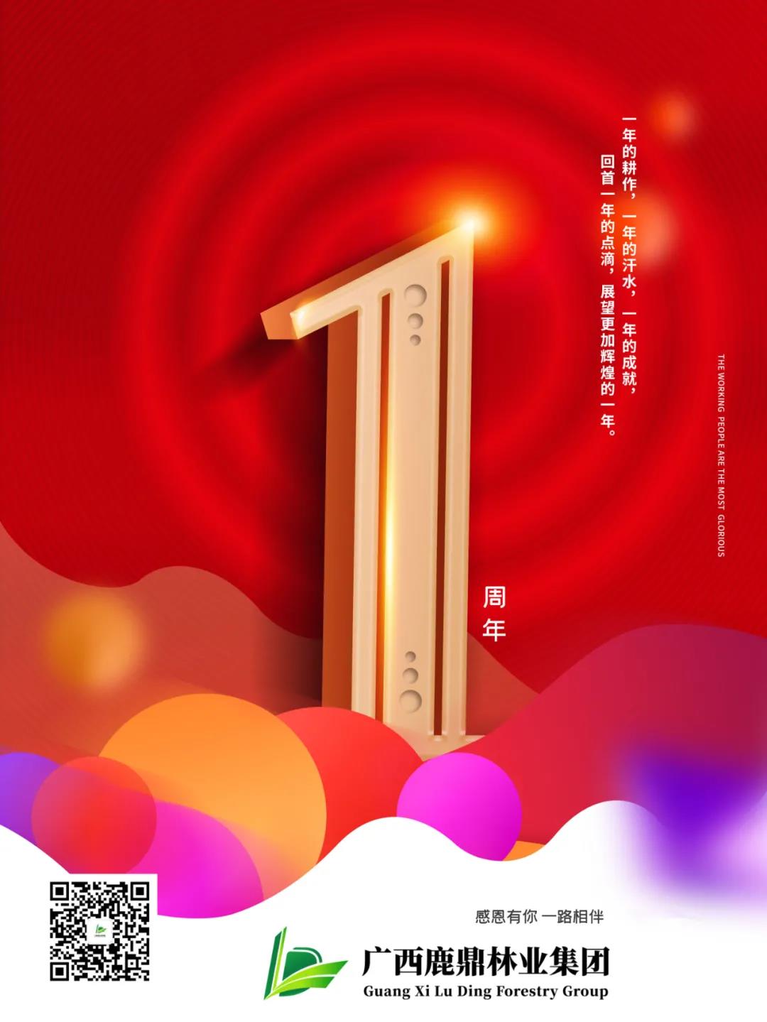 广西78m威九国际林业集团成立1周年