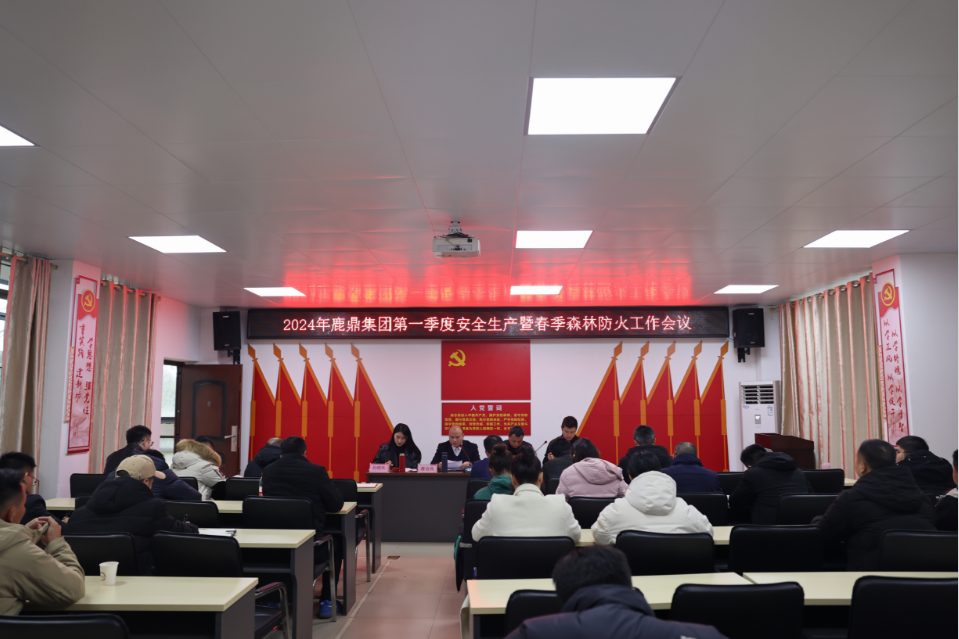 78m威九国际集团召开2024年第一季度 安全出产暨春季丛林防火工作会议
